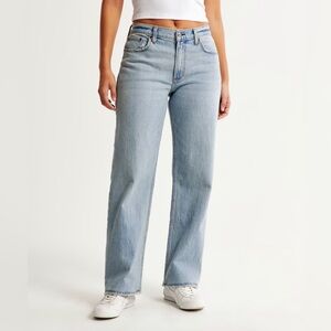 Low rise baggy Abercrombie jeans